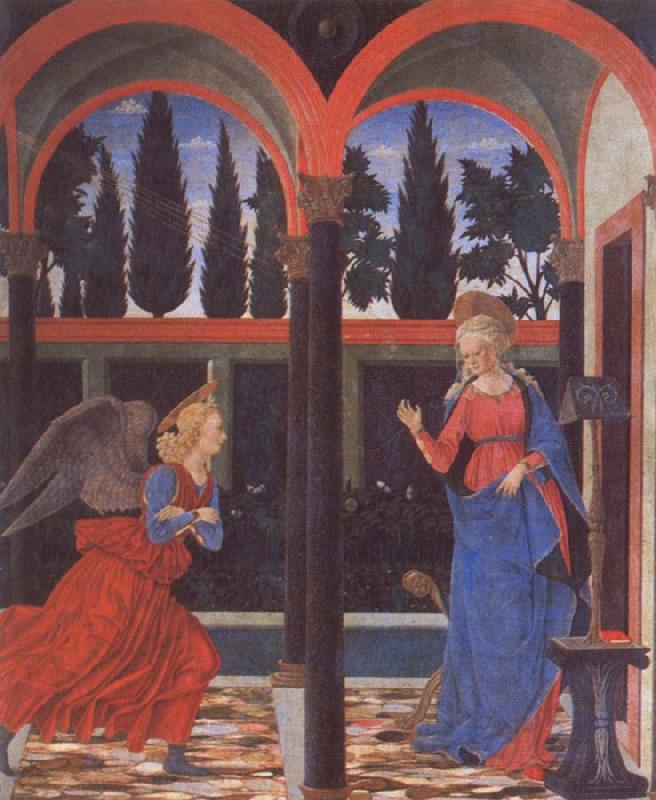 Alessio Baldovinetti Annunciation oil painting image